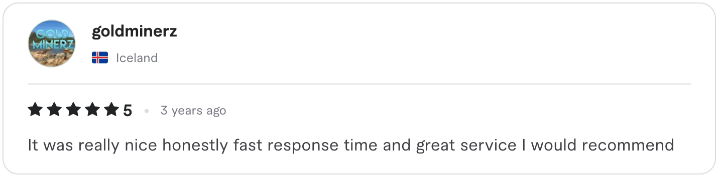 Verified Fiverr review